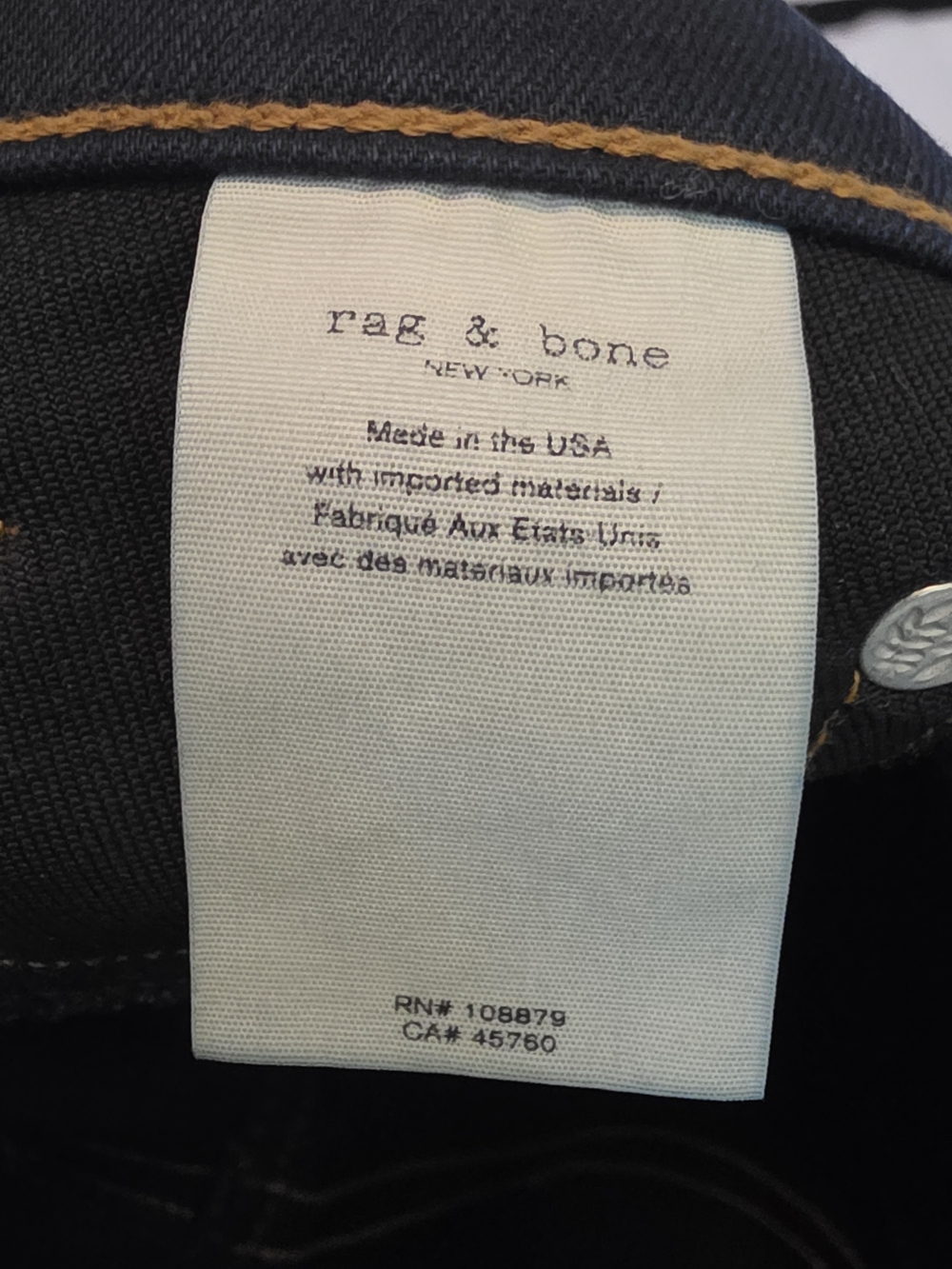 rag & bone Skinny Jeans Bedford Low Rise Ankle Stretch Denim Womens 26 - Picture 11 of 13